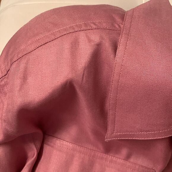 NWT White Stag Rayon Pockets Button Down Dusty Pink  Size M - Picture 10 of 10